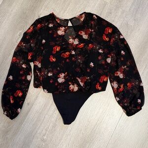 Wilfred blouse with built-in bodysuit